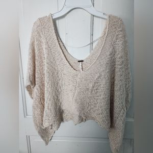 Free people knit poncho